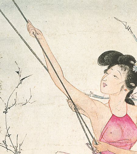 城固县-胡也佛的仕女画和最知名的金瓶梅秘戏图
